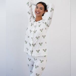 Toss Designs Tennis Racket Pajama Pants